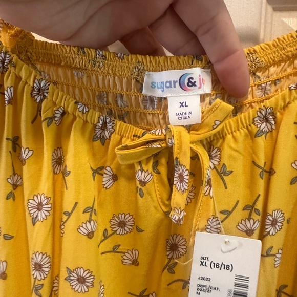 Yellow Puff Sleeve Sundress - Picture 4 of 6